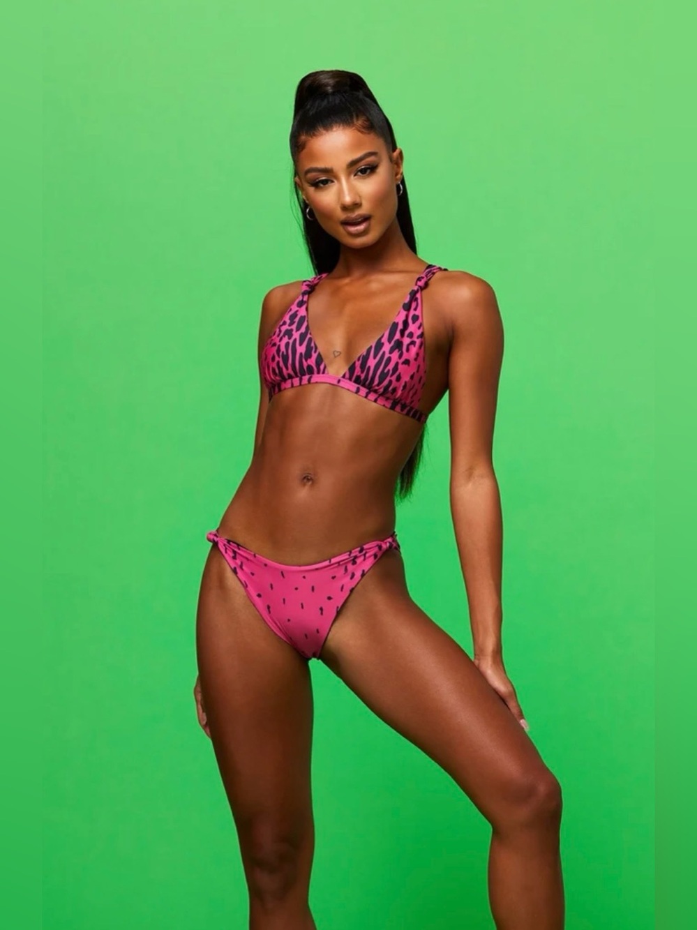 BEACH RIOT Bette Top - Knotty Bikini Bottoms SET
